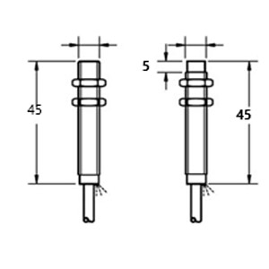 M8 X 45-3Wire-DC