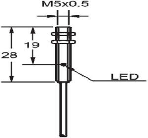 M5 X 28-3Wire-DC