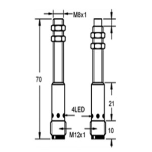 M8-4pin-DC