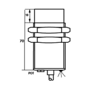 M30X 70 Plastic-3Wire-DC