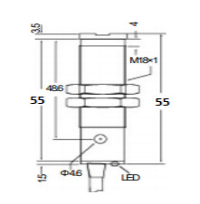 M5 X 28-3Wire-DC